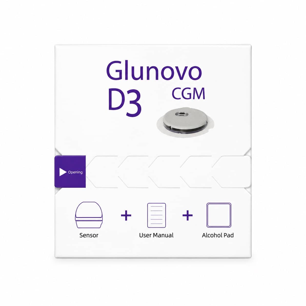 Glunovo® D3 Infinovo (CGM) Σύστημα Συνεχούς Παρακολούθησης Γλυκόζης - Image 3